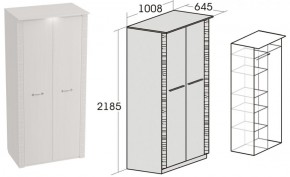 Спальный гарнитур Элана (модульная) Бодега белая в Тобольске - tobolsk.ok-mebel.com | фото 10