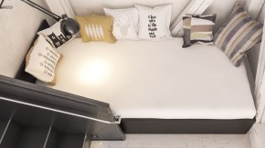 Стандарт Кровать 0900, цвет венге, ШхГхВ 93,5х203,5х70 см., сп.м. 900х2000 мм., без матраса, основание есть в Тобольске - tobolsk.ok-mebel.com | фото 6