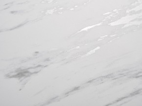 Стол BELLUNO 160 MARBLES KL-99 Белый мрамор матовый, итальянская керамика/ белый каркас, ®DISAUR в Тобольске - tobolsk.ok-mebel.com | фото 3