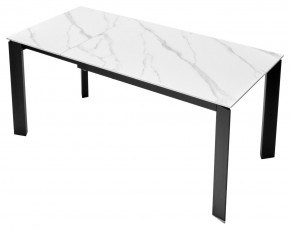 Стол CORNER 120 MATT WHITE MARBLE SOLID CERAMIC / BLACK, ®DISAUR в Тобольске - tobolsk.ok-mebel.com | фото 7