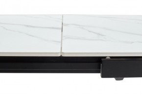 Стол CORNER 120 MATT WHITE MARBLE SOLID CERAMIC / BLACK, ®DISAUR в Тобольске - tobolsk.ok-mebel.com | фото 8