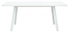 Стол ФИН 120 Белый, стекло/ Белый каркас М-City в Тобольске - tobolsk.ok-mebel.com | фото 2