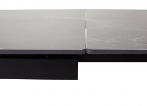 Стол FORIO 160 MATT BLACK MARBLE SOLID CERAMIC / BLACK, ®DISAUR в Тобольске - tobolsk.ok-mebel.com | фото 2