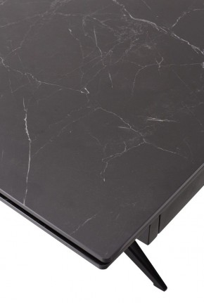 Стол FORIO 160 MATT BLACK MARBLE SOLID CERAMIC / BLACK, ®DISAUR в Тобольске - tobolsk.ok-mebel.com | фото 9