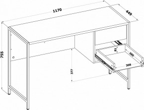 Стол письменный СПМ-404 в Тобольске - tobolsk.ok-mebel.com | фото 4