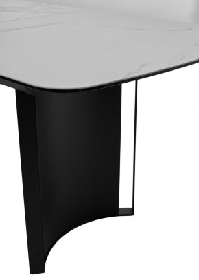 Стол RASMUS 160 TL-45 Белый мрамор, испанская керамика / черный каркас, ®DISAUR в Тобольске - tobolsk.ok-mebel.com | фото 7