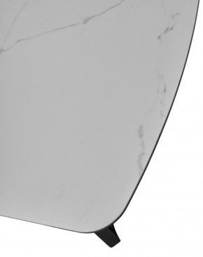 Стол RASMUS 160 TL-45 Белый мрамор, испанская керамика / черный каркас, ®DISAUR в Тобольске - tobolsk.ok-mebel.com | фото 6