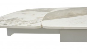 Стол RIVOLI 140 GLOSS LUXURY PANDORA SOLID CERAMIC / WHITE, ®DISAUR в Тобольске - tobolsk.ok-mebel.com | фото 4
