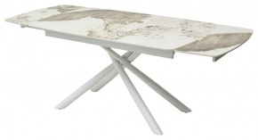 Стол RIVOLI 140 GLOSS LUXURY PANDORA SOLID CERAMIC / WHITE, ®DISAUR в Тобольске - tobolsk.ok-mebel.com | фото 5