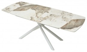 Стол RIVOLI 140 GLOSS LUXURY PANDORA SOLID CERAMIC / WHITE, ®DISAUR в Тобольске - tobolsk.ok-mebel.com | фото 6