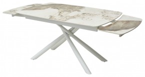 Стол RIVOLI 140 GLOSS LUXURY PANDORA SOLID CERAMIC / WHITE, ®DISAUR в Тобольске - tobolsk.ok-mebel.com | фото 8