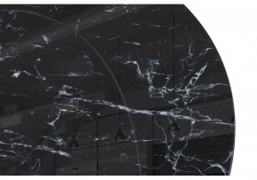 Стол стеклянный Норфолк 100х78 черный мрамор / черный в Тобольске - tobolsk.ok-mebel.com | фото 6