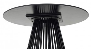 Стол TERNI 120 MATT BLACK MARBLE SOLID CERAMIC Черный мрамор матовый, керамика /Черн.каркас, ®DISAUR в Тобольске - tobolsk.ok-mebel.com | фото 6