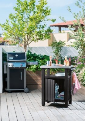 Столик для барбекю 105л (Unity 105L) графит в Тобольске - tobolsk.ok-mebel.com | фото 2