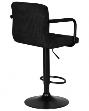 Стул барный DOBRIN KRUGER ARM BLACK, черный вельвет (LAR-E2041-52) в Тобольске - tobolsk.ok-mebel.com | фото 4