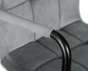 Стул барный DOBRIN KRUGER ARM BLACK, серый велюр (MJ9-75) в Тобольске - tobolsk.ok-mebel.com | фото 7