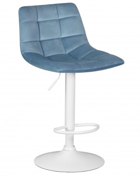 Стул барный DOBRIN TAILOR WHITE, пудрово-голубой велюр (MJ9-74) в Тобольске - tobolsk.ok-mebel.com | фото