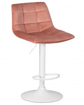 Стул барный DOBRIN TAILOR WHITE, пудрово-розовый велюр (MJ9-32) в Тобольске - tobolsk.ok-mebel.com | фото