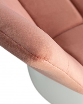 Стул барный DOBRIN TAILOR WHITE, пудрово-розовый велюр (MJ9-32) в Тобольске - tobolsk.ok-mebel.com | фото 7