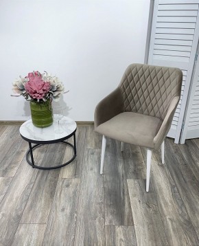 Стул BRANDY-X ЛАТТЕ #25 / белый каркас, велюр М-City в Тобольске - tobolsk.ok-mebel.com | фото 2