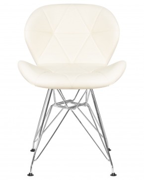 Стул обеденный DOBRIN BUTTERFLY CHROME, ножки хром, цвет кремовый в Тобольске - tobolsk.ok-mebel.com | фото 6