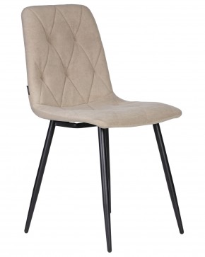 Стул обеденный DOBRIN CHILLY ROMBO, Капучино Simple 05, основание черное в Тобольске - tobolsk.ok-mebel.com | фото 2