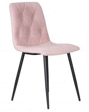 Стул обеденный DOBRIN CHILLY ROMBO, Розовый Simple 03, основание черное в Тобольске - tobolsk.ok-mebel.com | фото 2