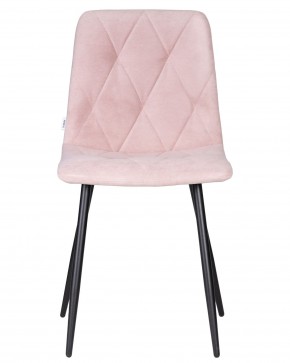 Стул обеденный DOBRIN CHILLY ROMBO, Розовый Simple 03, основание черное в Тобольске - tobolsk.ok-mebel.com | фото 6