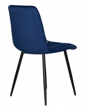 Стул обеденный DOBRIN CHILLY, Темно-синий Holland 60, основание черное в Тобольске - tobolsk.ok-mebel.com | фото 4