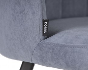Стул обеденный DOBRIN NAOMI, ЭМАЛЬ ЧЕРНЫЙ МУАР велюр Catania Steel в Тобольске - tobolsk.ok-mebel.com | фото 7