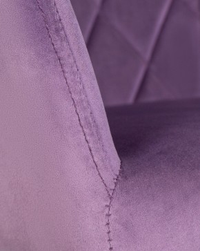 Стул обеденный DOBRIN ROBERT, черные матовые ножки, велюр V108-45 Темно-фиолетовый в Тобольске - tobolsk.ok-mebel.com | фото 7
