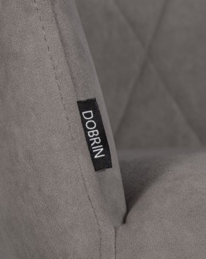 Стул обеденный DOBRIN ROBY, ЭМАЛЬ ЧЕРНЫЙ МУАР велюр Catania Cocoa в Тобольске - tobolsk.ok-mebel.com | фото 9