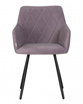Стул обеденный DOBRIN ROBY, ЭМАЛЬ ЧЕРНЫЙ МУАР велюр Catania Lavender в Тобольске - tobolsk.ok-mebel.com | фото 6