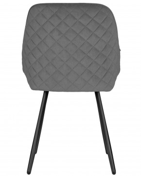 Стул обеденный DOBRIN STELLA, ЭМАЛЬ ЧЕРНЫЙ МУАР велюр Catania Stone в Тобольске - tobolsk.ok-mebel.com | фото 5