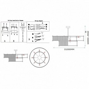 Светильник на штанге Imperiumloft RH Marais Round Chandelier 40,2668 в Тобольске - tobolsk.ok-mebel.com | фото 11