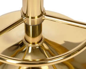 Табурет барный DOBRIN BRUNO GOLD, черный велюр (MJ9-101) в Тобольске - tobolsk.ok-mebel.com | фото 2