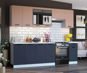 ТЕХНО Кухонный гарнитур 2,6 м Компоновка №3 в Тобольске - tobolsk.ok-mebel.com | фото 4