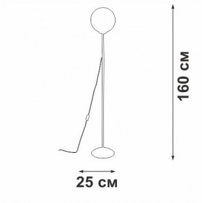 Торшер Vitaluce V2842 V2842-0/1P в Тобольске - tobolsk.ok-mebel.com | фото 3