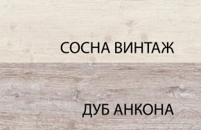 Тумба 1D1SU, MONAKO, цвет Сосна винтаж/дуб анкона в Тобольске - tobolsk.ok-mebel.com | фото 3