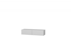 Тумба Подвесная 3 (белый/белый /белый лакобель) в Тобольске - tobolsk.ok-mebel.com | фото 2