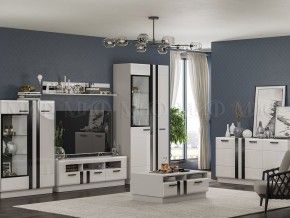 МАГНОЛИЯ Тумба ТВ (Белый глянец/Белый) в Тобольске - tobolsk.ok-mebel.com | фото 3