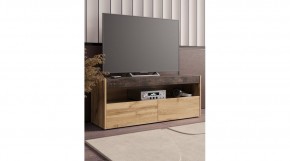 ВЕГАС Тумба ТВ (Дуб Вотан/Ателье темный​​​​​​​) в Тобольске - tobolsk.ok-mebel.com | фото