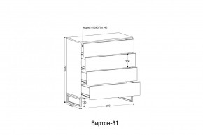 ВИРТОН 31 Комод (винтерберг) в Тобольске - tobolsk.ok-mebel.com | фото 2