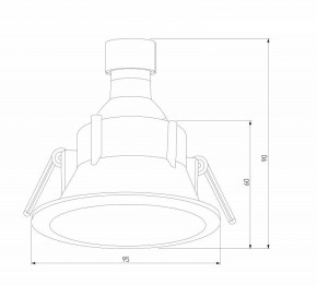 Встраиваемый светильник Elektrostandard Side 25059/01 в Тобольске - tobolsk.ok-mebel.com | фото 6