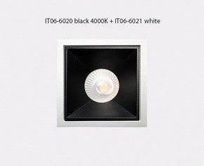 Встраиваемый светильник Italline IT06-6020 IT06-6020 black 4000K + IT06-6021 black в Тобольске - tobolsk.ok-mebel.com | фото 3