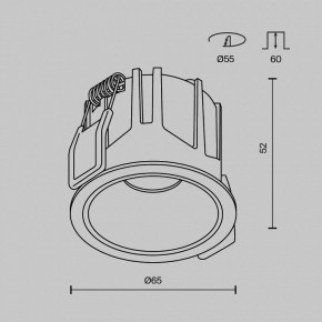 Встраиваемый светильник Maytoni Alfa LED DL043-01-10W3K-RD-W-1 в Тобольске - tobolsk.ok-mebel.com | фото 10