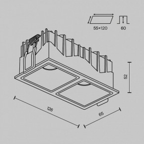 Встраиваемый светильник Maytoni Alfa LED DL043-02-10W3K-SQ-B-1 в Тобольске - tobolsk.ok-mebel.com | фото 11