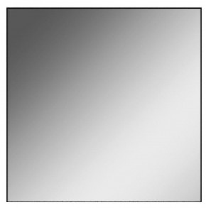 Зеркало Corsica 600х600 black без подсветки Sansa (SB1064Z) в Тобольске - tobolsk.ok-mebel.com | фото 1