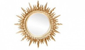 Зеркало круглое золото (1810(1) в Тобольске - tobolsk.ok-mebel.com | фото